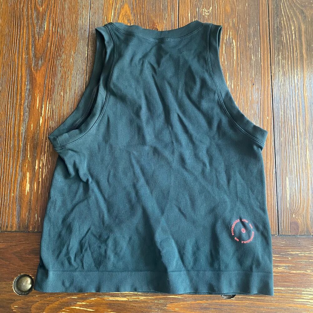 LNDR Women's Power Crop Tank Top size XS - S Olive Green $69 - Picture 7 of 13
